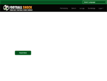 Tablet Screenshot of footballshock.com